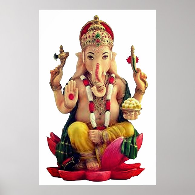 Hindu Gud Ganesh Poster (Framsidan)