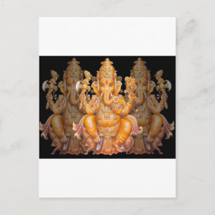 Hindu Gud Ganesh Vykort