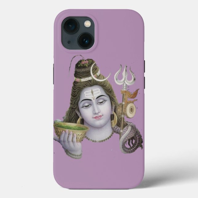 Hindu gud shiva äpple i hård fodral-design (Baksida)