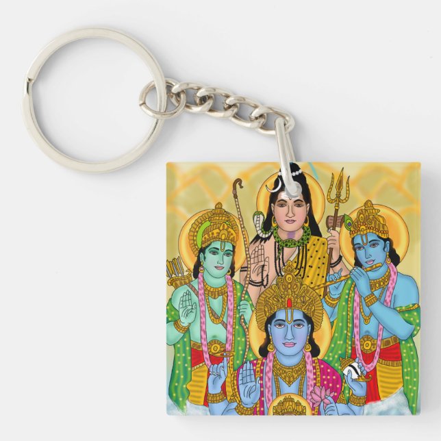 Hindu-gudar nyckelring (Framsidan)