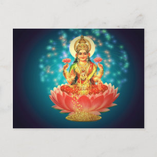 Hindu guddess vykort