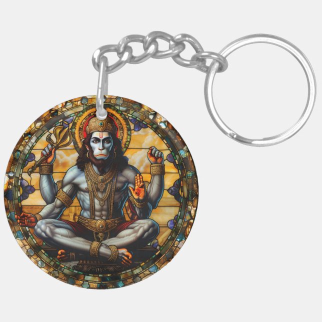 Hindu Gudom Protection Hanuman, Andlig Energy (Höger Baksida)