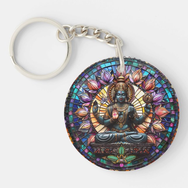Hindu Gudom Protection Keychain, Andlig Energy (Framsidan)