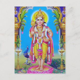Hindu Gudom Serie Vykort