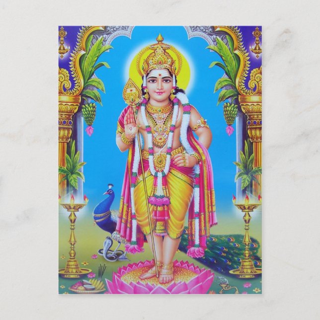 Hindu Gudom Serie Vykort (Framsida)