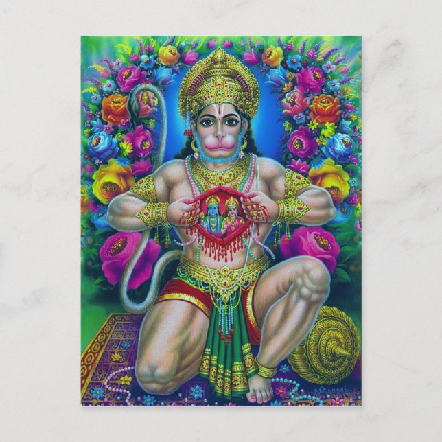 Hindu Gudom Series Vykort (Framsida)