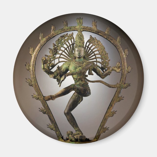Hindu Gudom Shiva Tamil den Förstörare transformat Magnet (Framsidan)