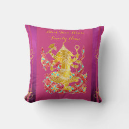 Hindu HouseuppvärmPersonlig GANESHA Pillow Kudde
