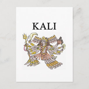 HINDU-kali-design Vykort