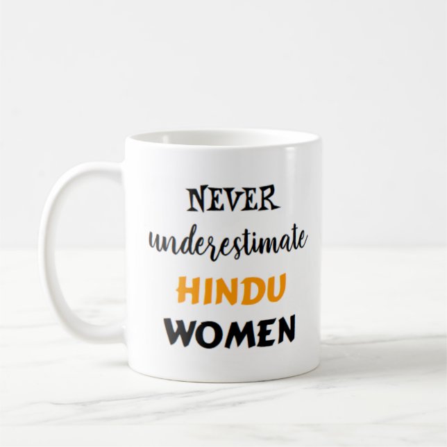 hindu kvinnor kaffemugg (Vänster)