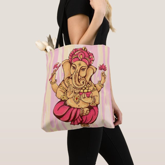 Hindu Lord Ganesha Gud Ganesh  Tygkasse (Närbild)