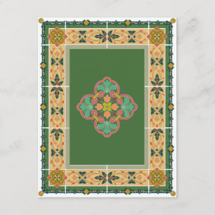 Hindu Muslim Arabiska Bröllop eller Mehndi:s inbju Inbjudningar