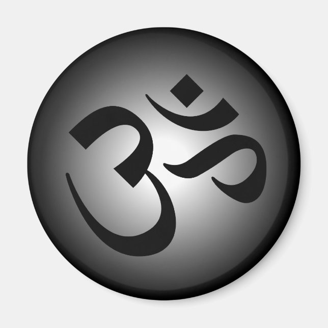 Hindu OM - Meditation Symbol Magnet (Framsidan)