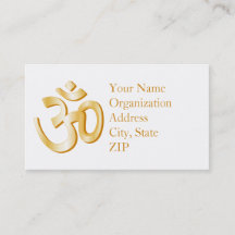 Hindu Om Symbol 3,5 tum x 2,0 tum