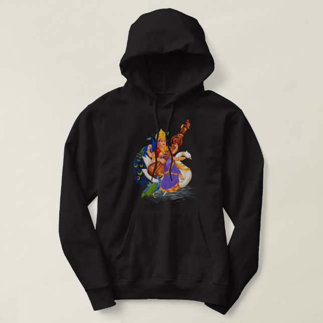 Hindu presenterar hinduism Diwali Festivaler Gods  Hoodie (Design framsida)