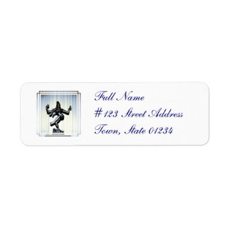 Hindu Shiva Mailing Label Returadress Etikett