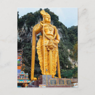 Hindu Temple Batu Caves Tourist Spot KL Vykort
