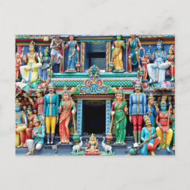 Hindu Temple Little India Singapore Vykort