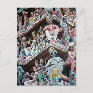 Hindu Temple - Little India, Singapore Vykort