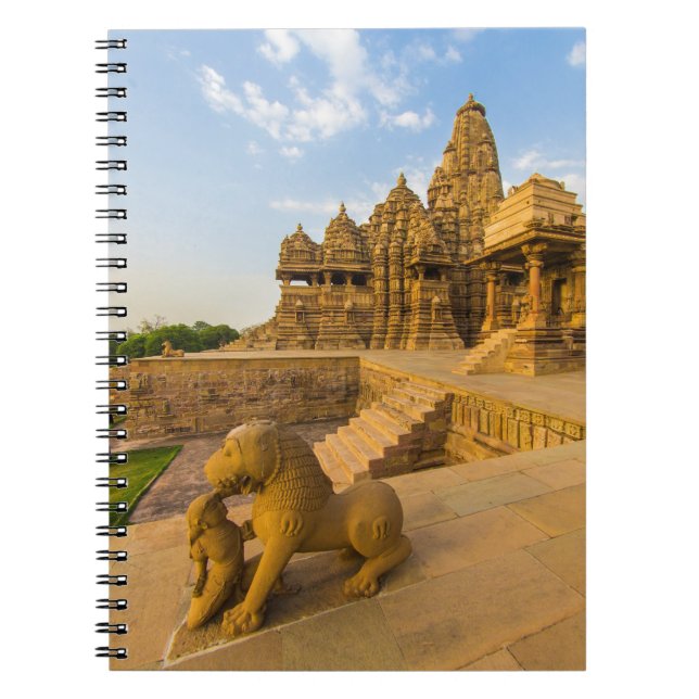Hindu Temples i Khajuraho Anteckningsbok (Framsidan)