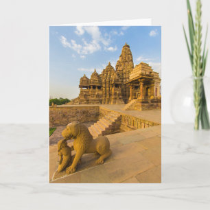 Hindu Temples vid Khajuraho Kort