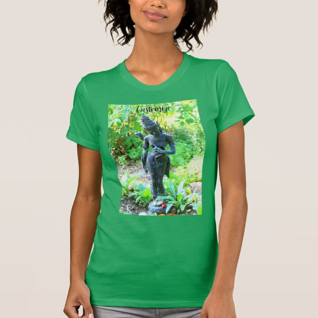 Hindu trädgård gudom t shirt (Framsida)