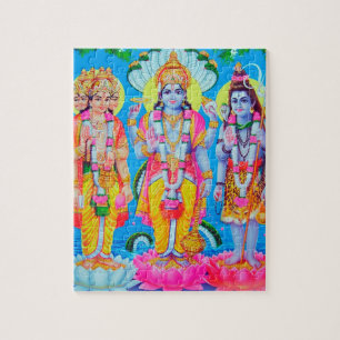 Hindu Trinity Brahma Vishnu Shiva Pussel