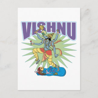 Hindu Vishnu Vildsvin Vykort