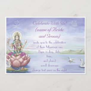 Hindu Wedding-inbjudningar -anpassa Inbjudningar