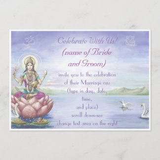 Hindu Wedding-inbjudningar -anpassa Inbjudningar