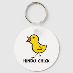 Hinduisk chick Keychain Nyckelring