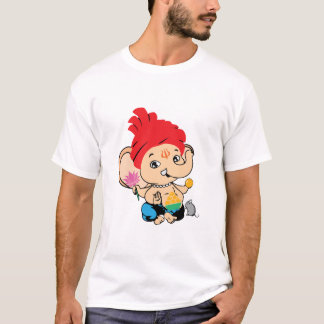 Hinduisk gud för gullig baby för Bal Ganesh T Shirt