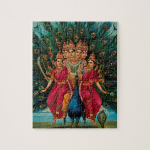HINDUISK GUD FÖR MURUGAN PUSSEL