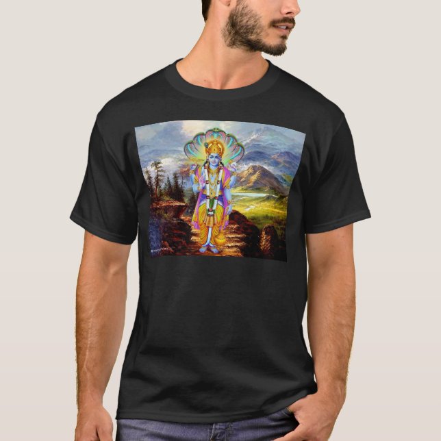 HINDUISK GUD VISHNU T-SHIRT (Framsida)