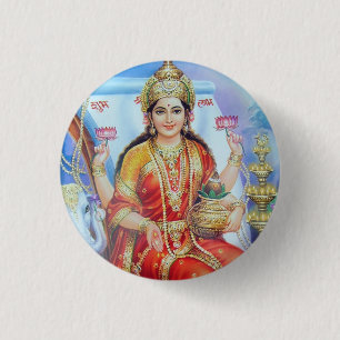 Hinduisk gudinna Lakshmi Devi Knapp