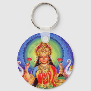 Hinduisk gudinna Lakshmi Maa Nyckelring