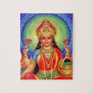 Hinduisk gudinna Lakshmi Maa Pussel
