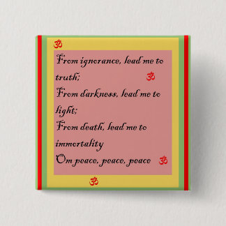 Hinduisk Mantra Om Knapp