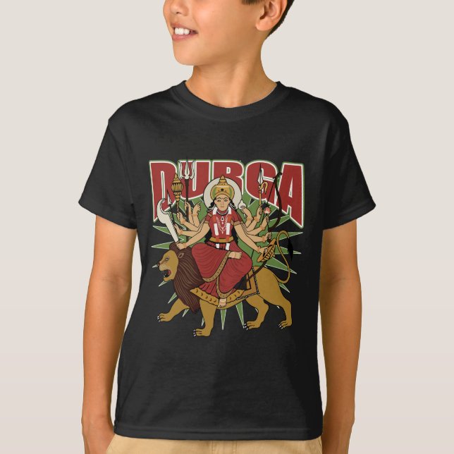 Hinduiska Durga Tröja (Framsida)