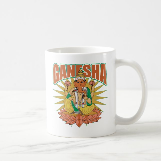 Hinduiska Ganesha Kaffemugg (Höger)