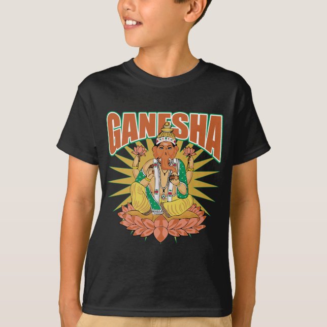 Hinduiska Ganesha Tee (Framsida)