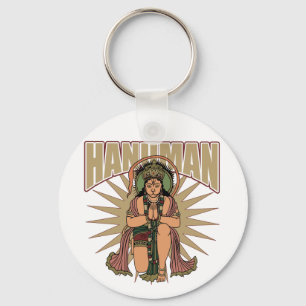 Hinduiska Hanuman Nyckelring