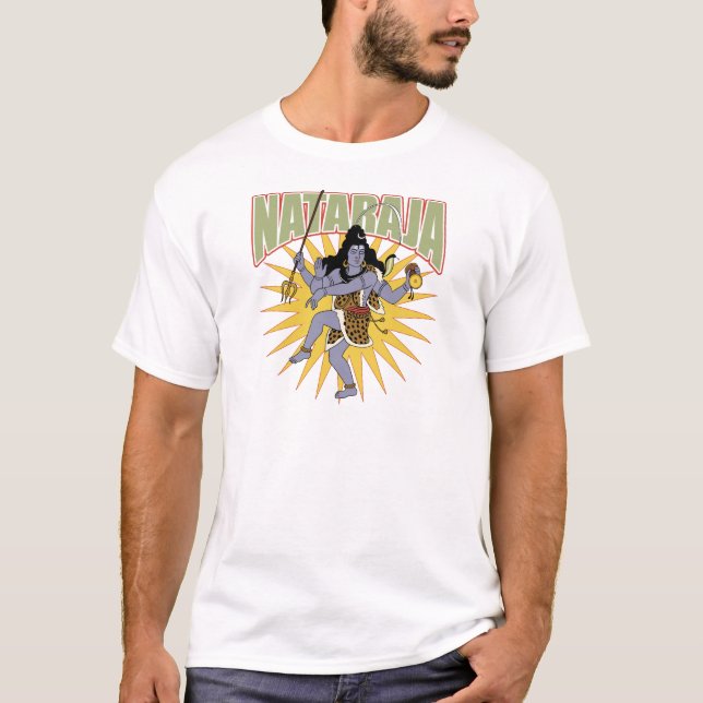 Hinduiska Nataraja Tee Shirt (Framsida)
