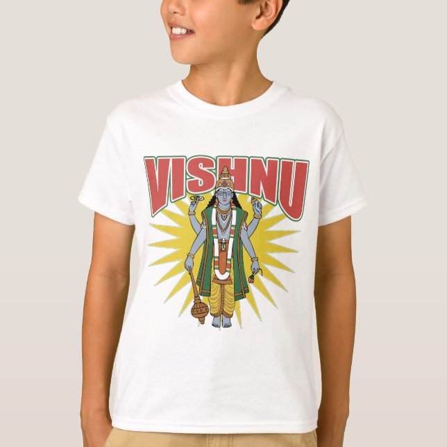 Hinduiska Vishnu Tröja (Framsida)