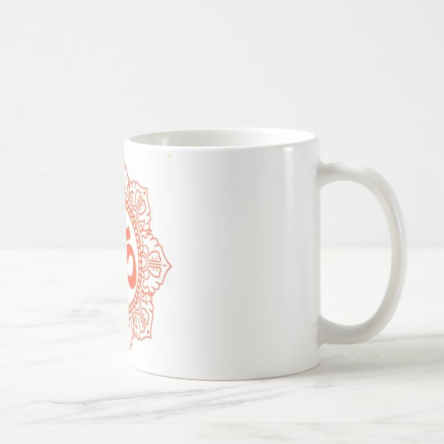 HINDUISKT - BUDDHA SYMBOLER OM, OHM KAFFEMUGG (Höger)