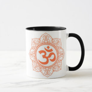HINDUISKT - BUDDHA SYMBOLER OM, OHM MUGG