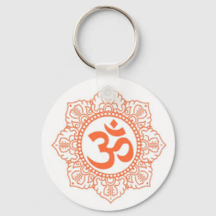 HINDUISKT - BUDDHA SYMBOLER OM, OHM NYCKELRING