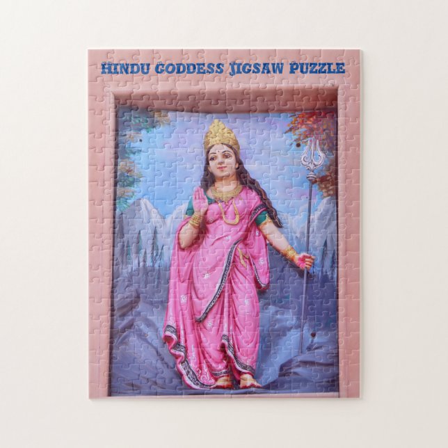 Hinduiskt gudinnapussel pussel (Vertikal)
