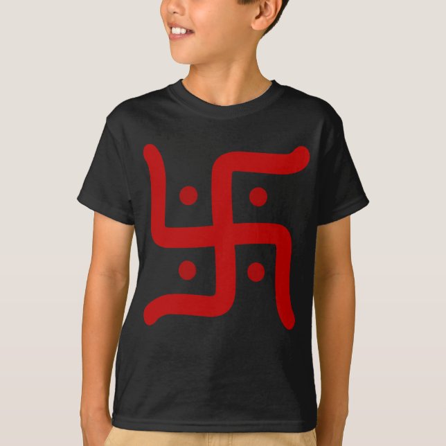 Hinduiskt hakkors t-shirt (Framsida)