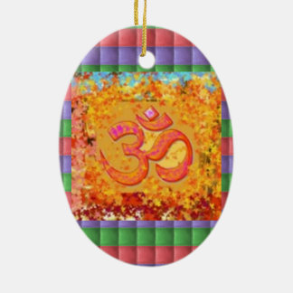 Hinduism för ramsa för symbol för Mantra för Julgransprydnad Keramik